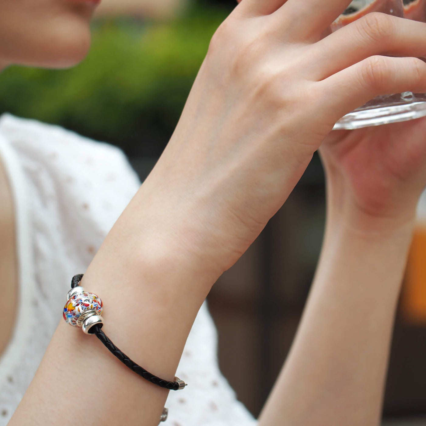 The Kiss Charm Bracelet