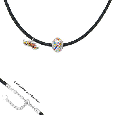 THE KISS Charm Necklace