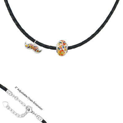 THE KISS Charm Necklace