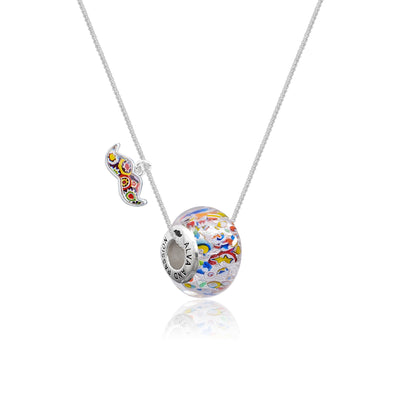 THE KISS | Art Charm Necklace - Gold - Charm Necklace