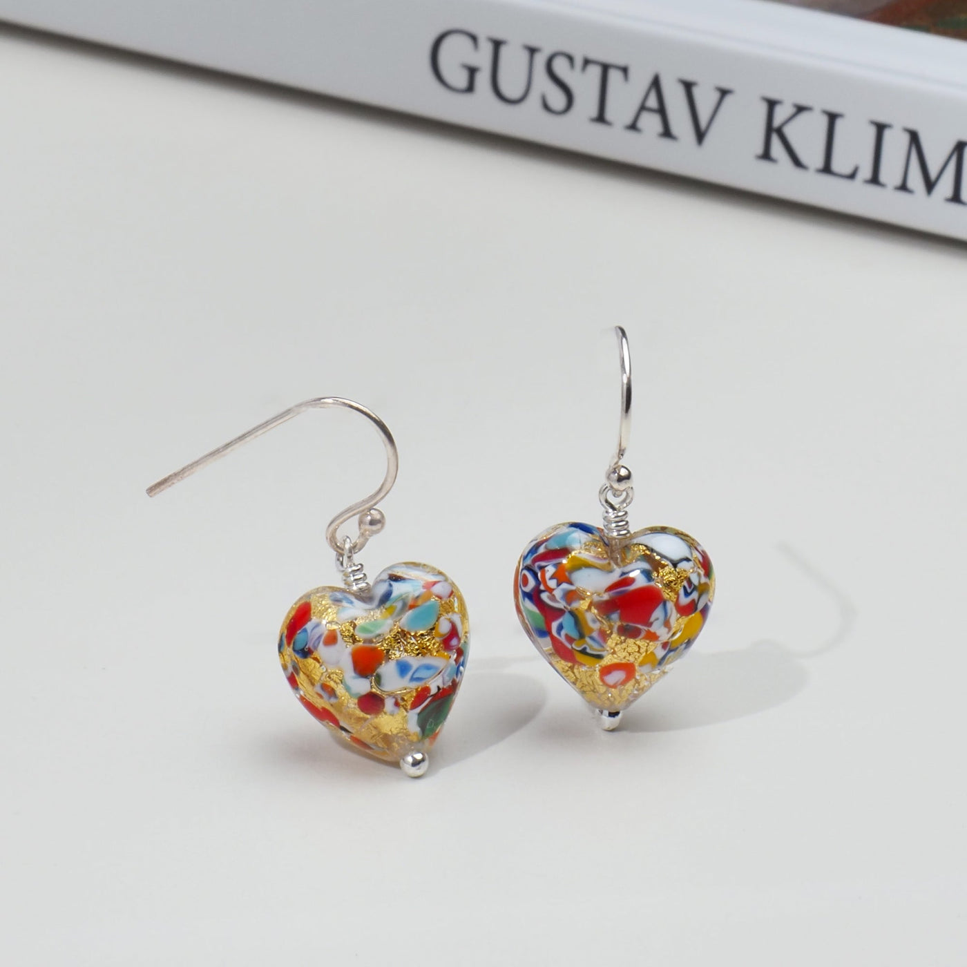 THE KISS | Bling Heart Earrings - Earrings