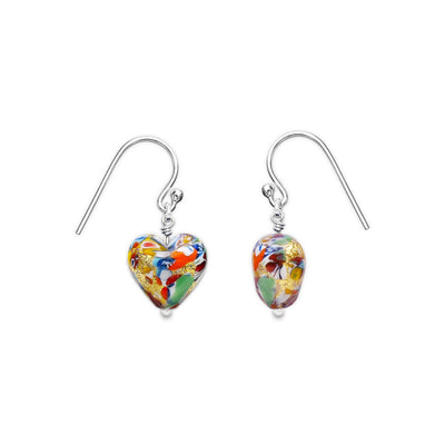 THE KISS | Bling Heart Earrings - Earrings