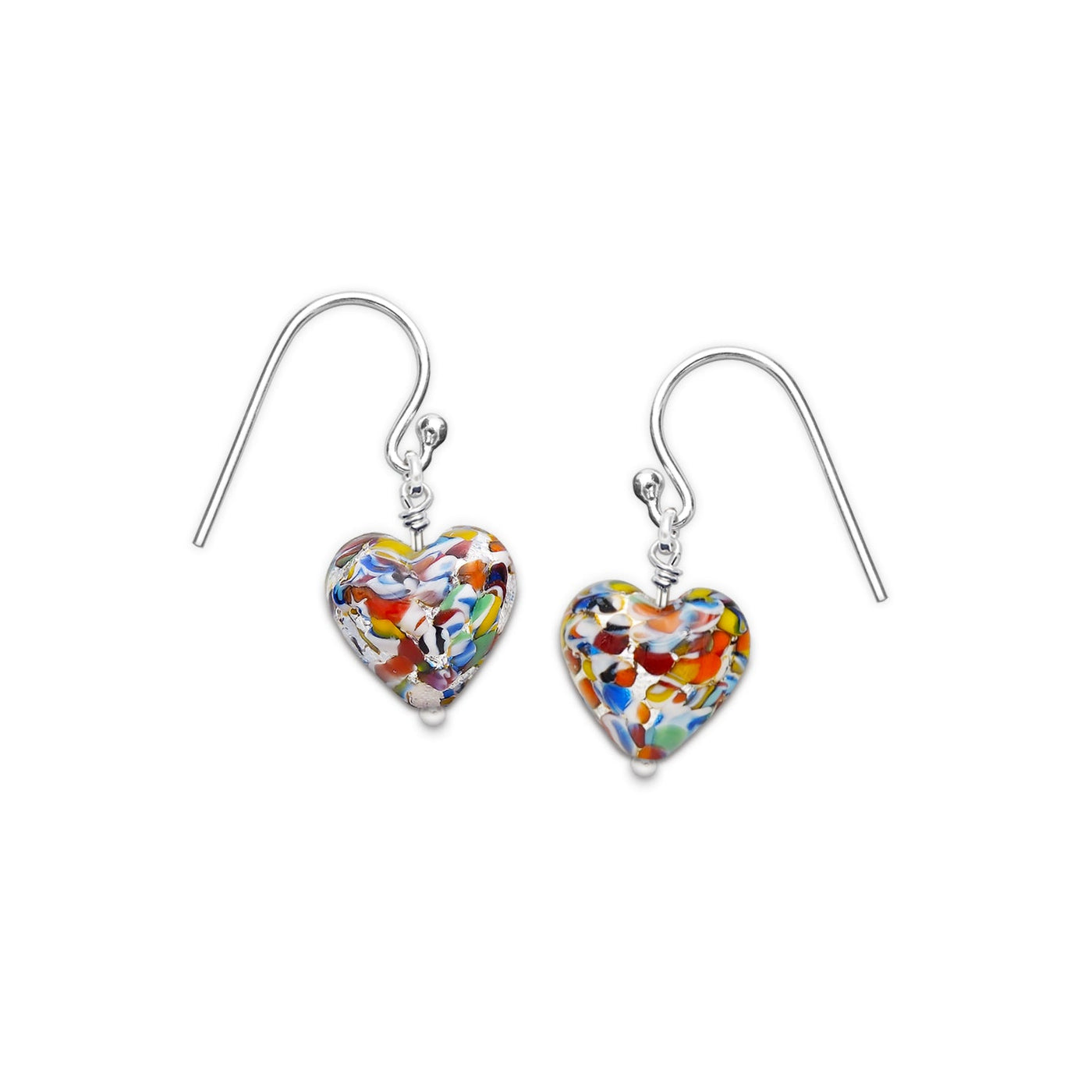 THE KISS | Bling Heart Earrings - Earrings