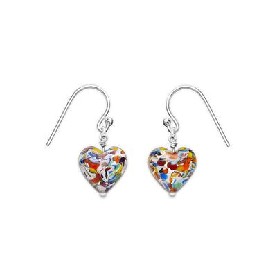 THE KISS | Bling Heart Earrings - Earrings