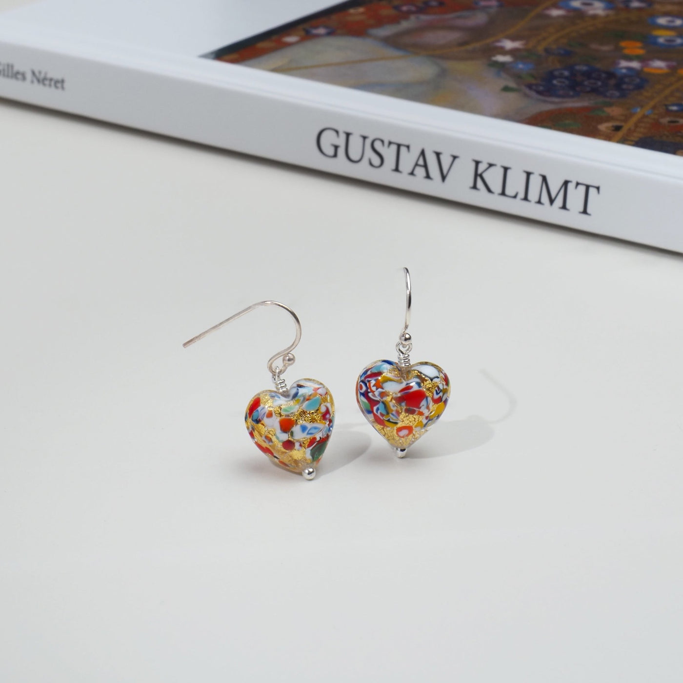 THE KISS | Bling Heart Earrings - Earrings