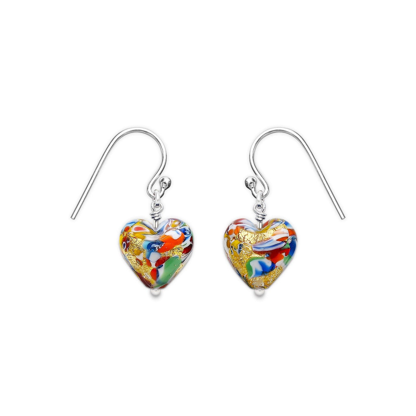 THE KISS | Bling Heart Earrings - Earrings