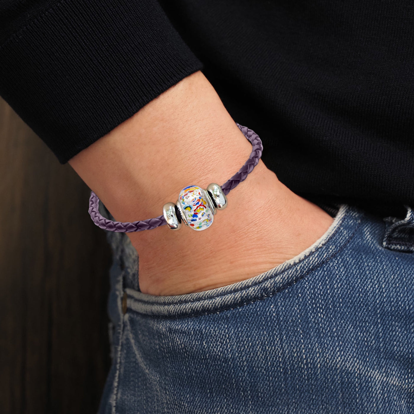 THE KISS Charm Bracelet - Silver - Charm Bracelet