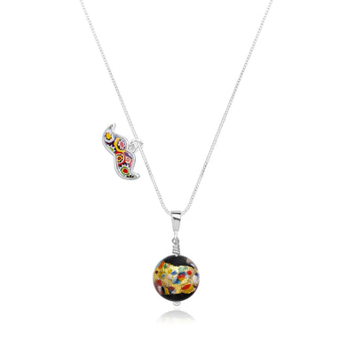THE KISS | Elegance Mini Pendant - 0.85mm 925 Sterling Silver - Pendant Necklace