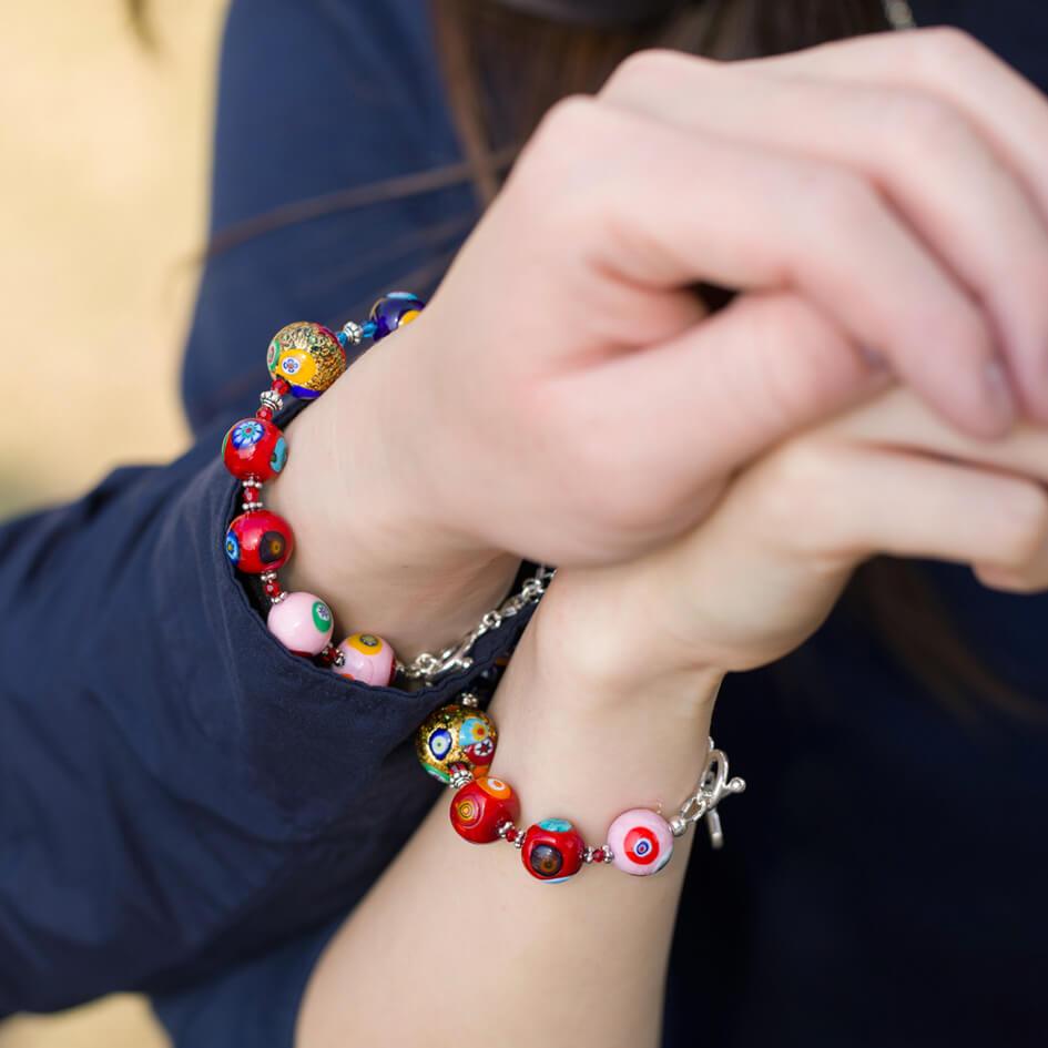 THE KISS | GOLD in Rainbow Bracelet - 12mm - Bracelet