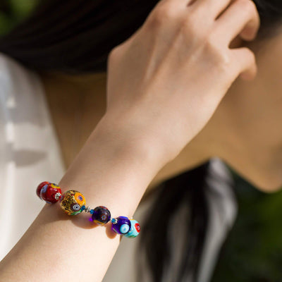 THE KISS | GOLD in Rainbow Bracelet - 12mm - Bracelet