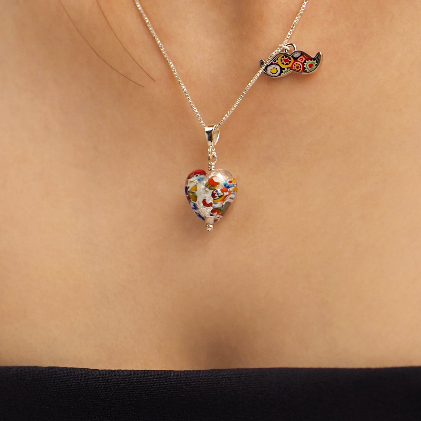 THE KISS | Mini Heart Pendant - Gold - Pendant Necklace