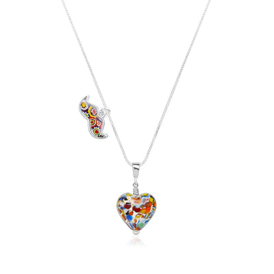 THE KISS | Mini Heart Pendant - Gold - Pendant Necklace