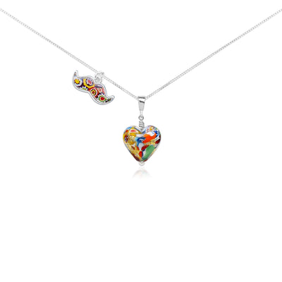 THE KISS | Mini Heart Pendant - Gold - Pendant Necklace